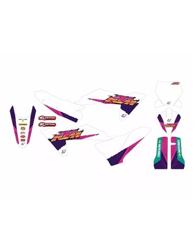 Kit de gráficos Retro BLACKBIRD RACING 2548AA