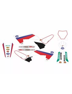 Kit gráficos Retro con funda de asiento BLACKBIRD RACING 8548AA/01