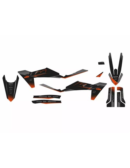 Kit de gráficos con funda de asiento BLACKBIRD RACING 8548Y