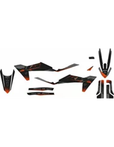 Kit de gráficos con funda de asiento BLACKBIRD RACING 8548Y