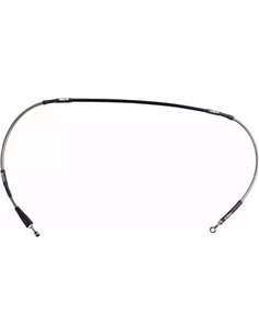 Latiguillo de freno trenzado en acero inox. MOOSE RACING S01-1-039/P-CL