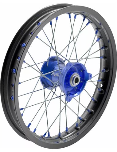 Rueda Elite MX-EN, radios plateados KITE 30.207.0.BL