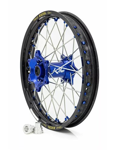 Rueda Elite MX-EN, radios plateados KITE 20.060.0.BL