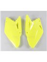 Rear side covers UFO-Plast Suzuki yellow fluor SU04918DFLU