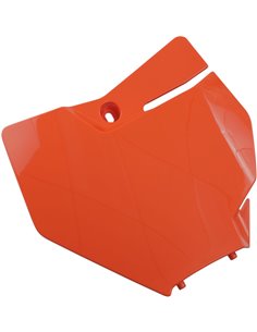 Tampa frontal do porta-número laranja Ktm Kt04087-127 UFO-Plast