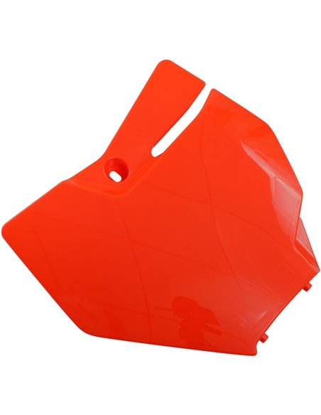 Tapa frontal porta-nombre Ktm taronja Kt04087-Fflu UFO-Plast