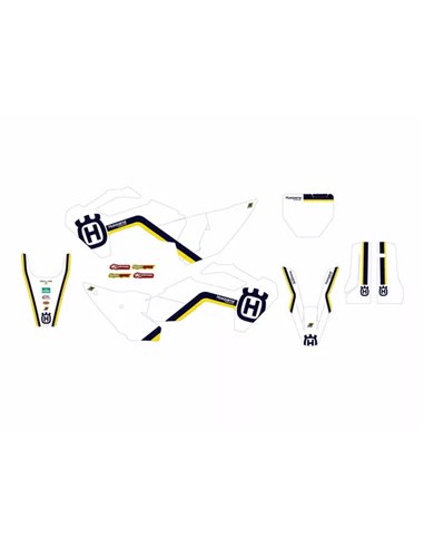 Kit de gráficos Retro BLACKBIRD RACING 2616AA