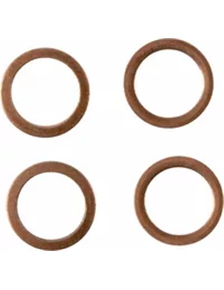 Latiguillo de freno trenzado en acero inox. MOOSE OFFROAD K02-2-031/P-CL