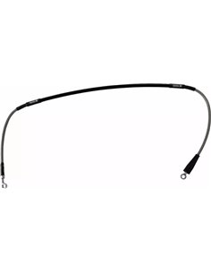 Latiguillo de freno trenzado en acero inox. MOOSE OFFROAD K02-1-056/P-CL