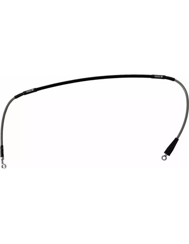 Latiguillo de freno trenzado en acero inox. MOOSE OFFROAD K02-1-056/P-CL