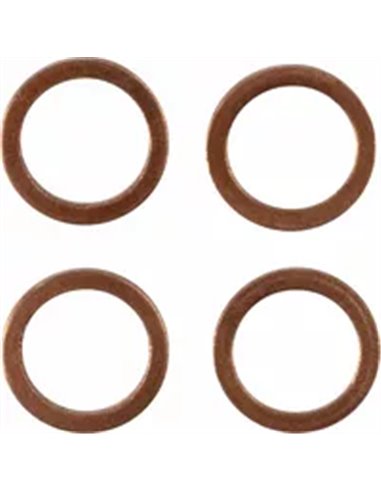 Latiguillo de freno trenzado en acero inox. MOOSE OFFROAD K02-1-056/P-CL