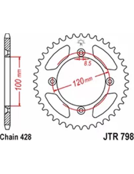 Corona JT SPROCKETS JTR798.51