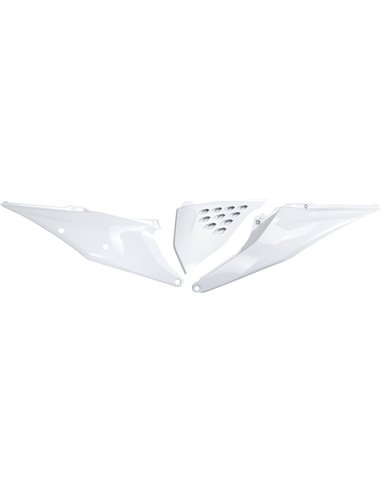 Tampas laterais para porta-números branco-20 UFO-Plast Kt05004042