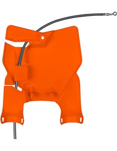 Orange Stadium number holder front cover UFO-Plast Kt05000127