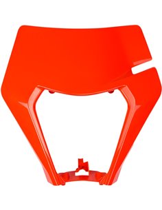 UFO-Plast Kt05003Fflu Support de phare orange fluo protecteur plastique