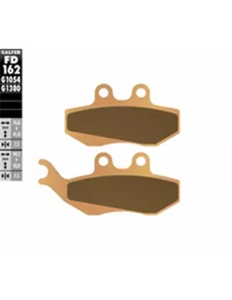 Pastillas de freno sinterizadas HH GALFER FD162G1380