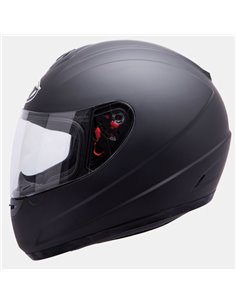 Casco Integral Infantil Niño(a) Moto MT Thunder II Kids Solid Matt Black talla L