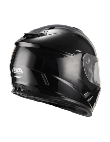 Casco Integral Moto Visor Solar NZI Symbio 2 Duo Black talla S