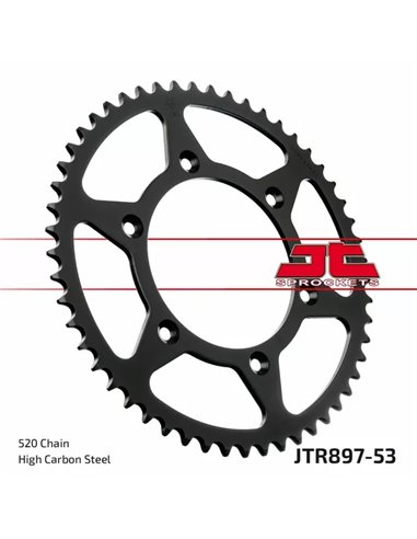 Corona de acero JT SPROCKETS JTR897.53