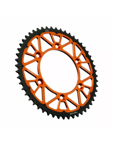 Twinstar JT SPROCKETS JTX897.52ORG steel/aluminum hybrid sprocket