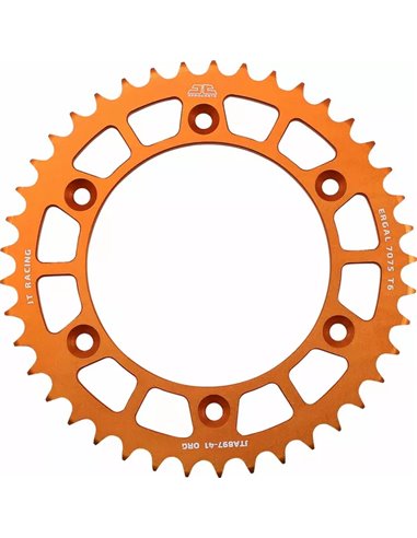 Couronne JT SPROCKETS RL 41 dents HUS/KTM orange JTA897.41ORG