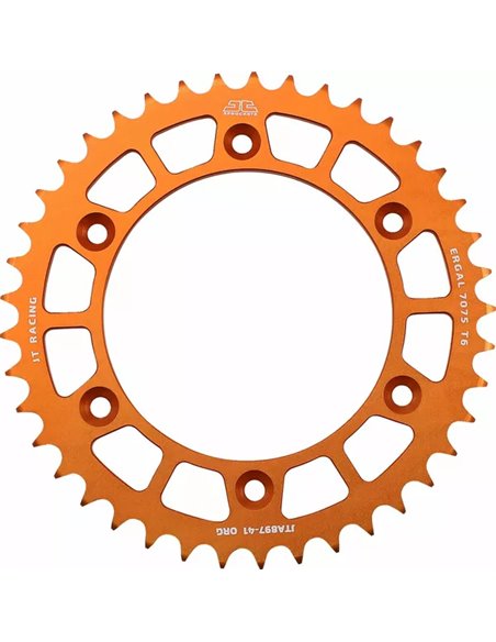Cremalheira JT SPROCKETS RL 41 dentes HUS/KTM laranja JTA897.41ORG