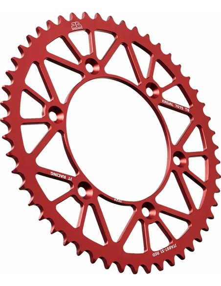 Coronas de aluminio JT SPROCKETS JTA897.51RED