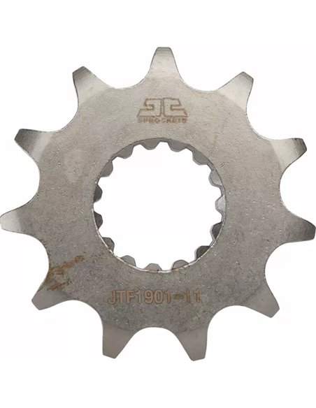 Front drive sprocket JTF1901.11 11 teeth 520 PITCH NATURAL SCM420 CHROMOLY STEEL ALLOY