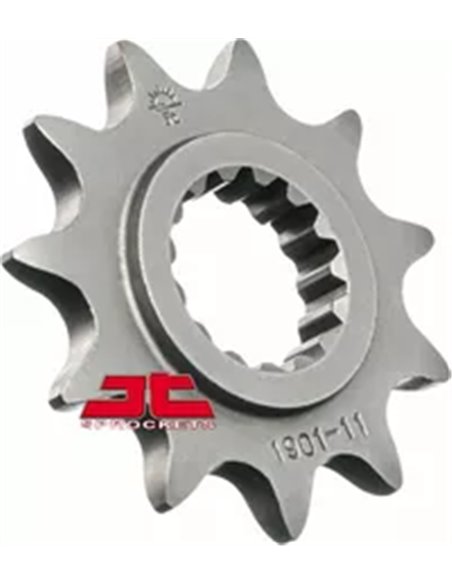 Pignon JTF1901.11 11 dents 520 PAS NATUREL SCM420 ALLIAGE D'ACIER CHROMOLY