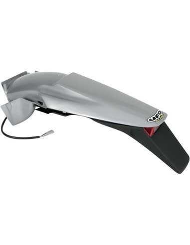 Parafangs darrera enduro W- Stop-Taillight Ktm 2-4-Stroke (98-03) Silver Kt03043-340 UFO-Plast