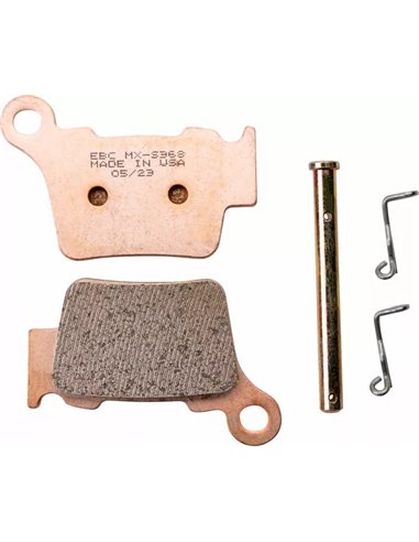 Plaquettes de frein de course en métal EBC MXS368 frittées