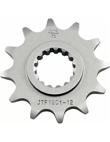 Front drive sprocket JTF1901.12 12 teeth 520 PITCH NATURAL STEEL