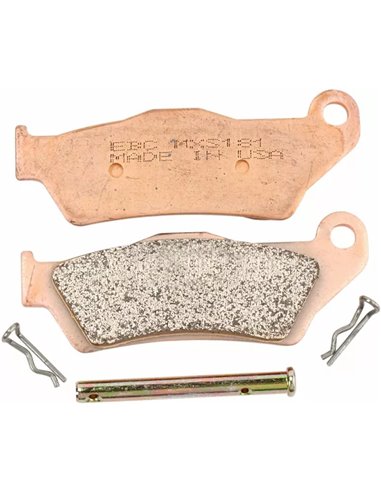 Pastillas de freno de competición sinterizadas "MXS" EBC MXS181