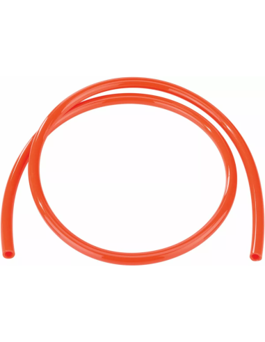 Tubo sobrante carburador color naranja