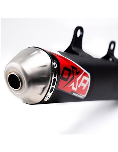 Silenciador de escape marca OXA Factory by B2R black edition Ø30 para GASGAS EC 17-19 RIEJU MR 250 300 20-25