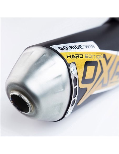 Silenciador de escape marca OXA Factory Hard Enduro edition para KTM HUSQVARNA 250 300 XC EXC TE TX 17-18 (Carb) 19 TPI SX TC 16