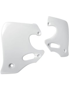 Radiator covers Honda Cr125-250 white Ho02653-041 UFO-Plast