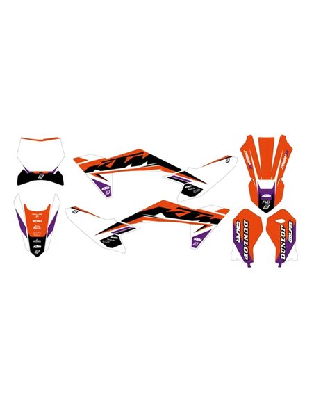Kit de gráficos Dream 5 BLACKBIRD RACING 2549AB