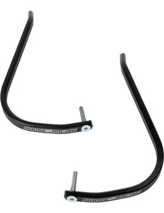 Deflectores paramanos Evo 2 Black con abrazaderas cónicas MOOSE OFFROAD 50-5218B