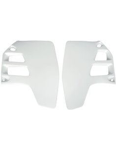 Cache radiateur UFO-Plast blanc Suzuki RM125-250