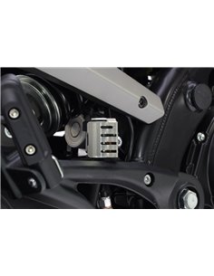 Protector deposito liquido de frenos inox cepillado CROSSPRO MOTO-MORINI X-CAPE APRILIA TUAREG BMW F 750 800 850