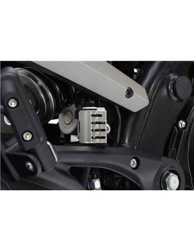Protector deposito liquido de frenos inox cepillado CROSSPRO MOTO-MORINI X-CAPE APRILIA TUAREG BMW F 750 800 850