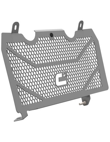 Protector de radiador trail inox cepillado CROSSPRO APRILIA TUAREG 660 2022-2024