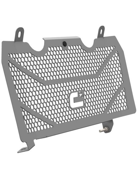 Protector de radiador trail inox cepillado CROSSPRO APRILIA TUAREG 660 2022-2024
