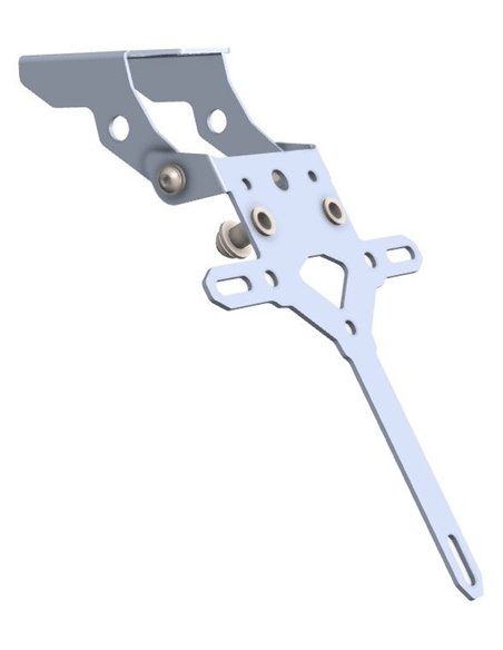 Soporte de matricula pulido CROSSPRO BENELLI TNT 125 17-19 TRK 502 17-24 TRK 502X 18-24  KEEWAY RKF 125 18-19