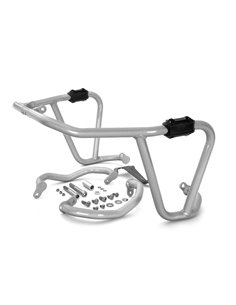 Defensas laterales y de motor trail aluminio negro texturado CROSSPRO BMW F 750 GS  y F 850 GS 16-22 F 800 GS 2024