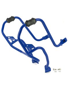 Defensas laterales y de motor trail aluminio azul CROSSPRO BMW F 800 GS 2007-2016