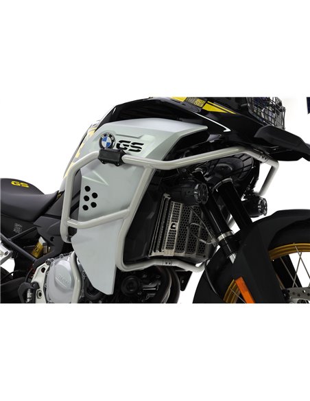 Defensas laterales y de motor trail aluminio amarillo CROSSPRO BMW F 850 GS Adventure 21-22