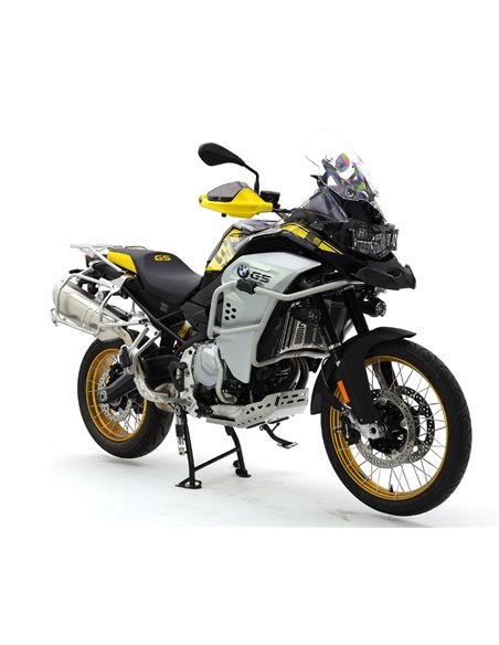 Defensas laterales y de motor trail aluminio amarillo CROSSPRO BMW F 850 GS Adventure 21-22