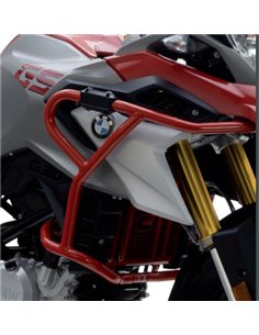 Defensas laterales y de motor trail aluminio negro texturado CROSSPRO BMW G 310 GS 2016-2023